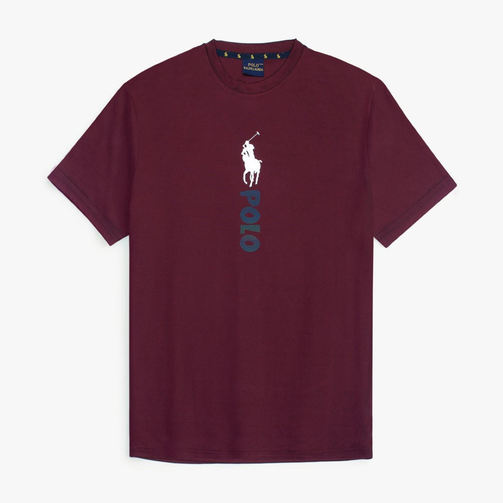 P0L0 T-SHIRT DRY-FIT - BURGUNDY (T20)