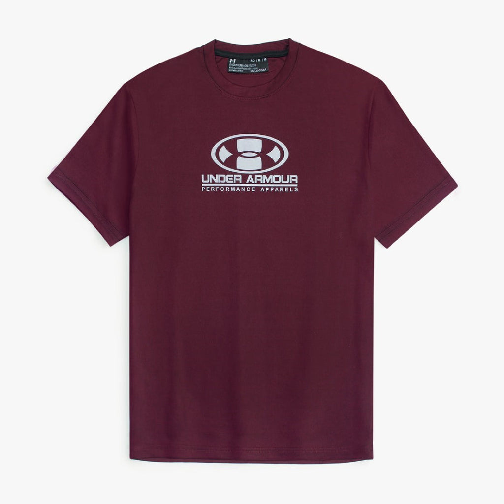 UA T-SHIRT DRY-FIT - BURGUNDY (T23)