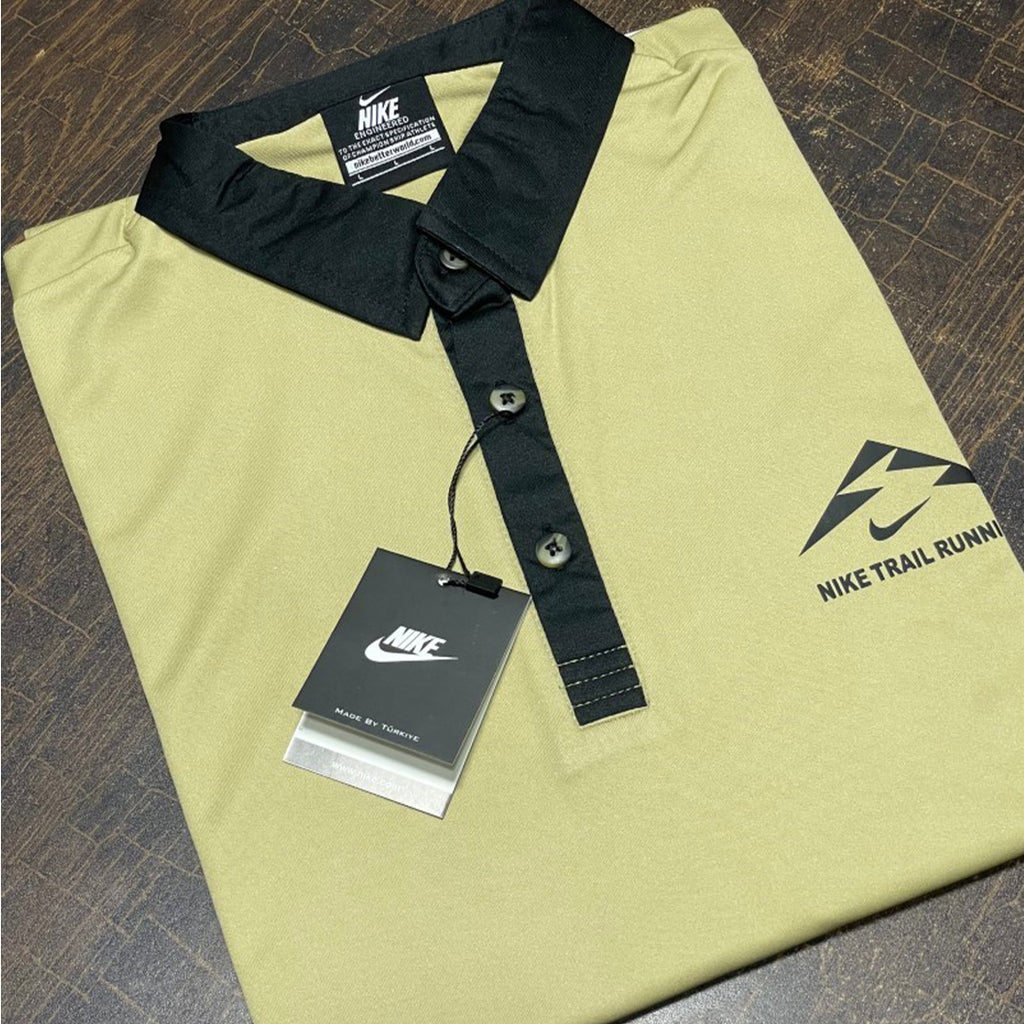 NK POLO SHIRT DRY-FIT - BEIGE